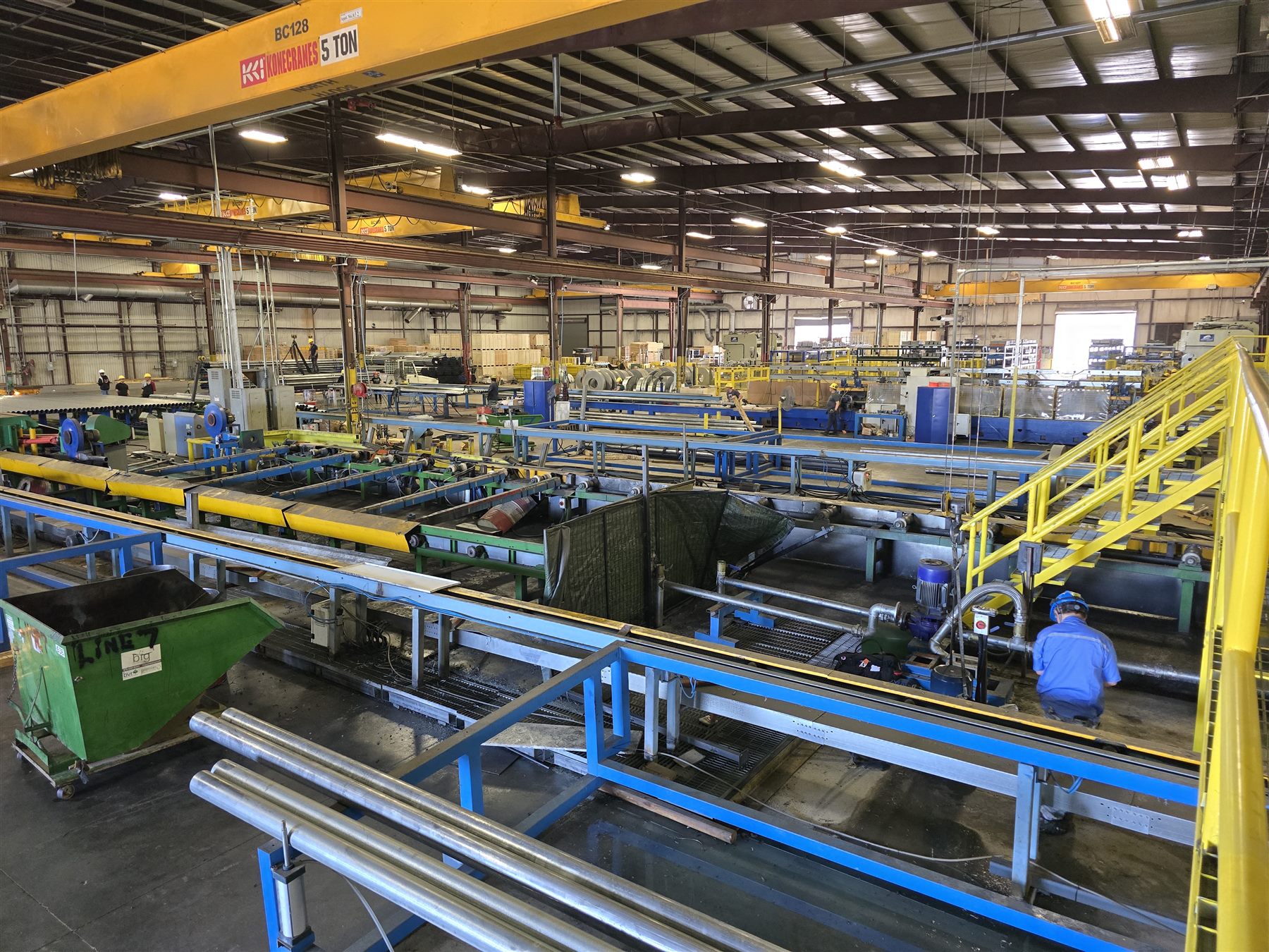 Valtros manufacturing floor in Sealy, Texas